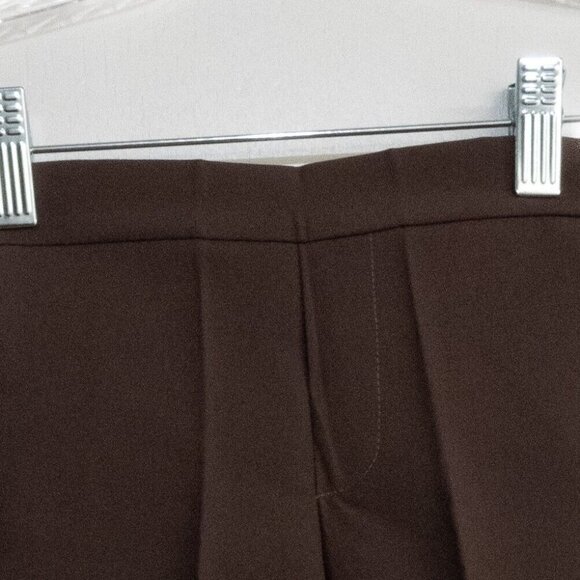 Boys Brown Dress Pants Solid Pull On Straight Dual Pocket Stretchable Waist 2 - Picture 3 of 7